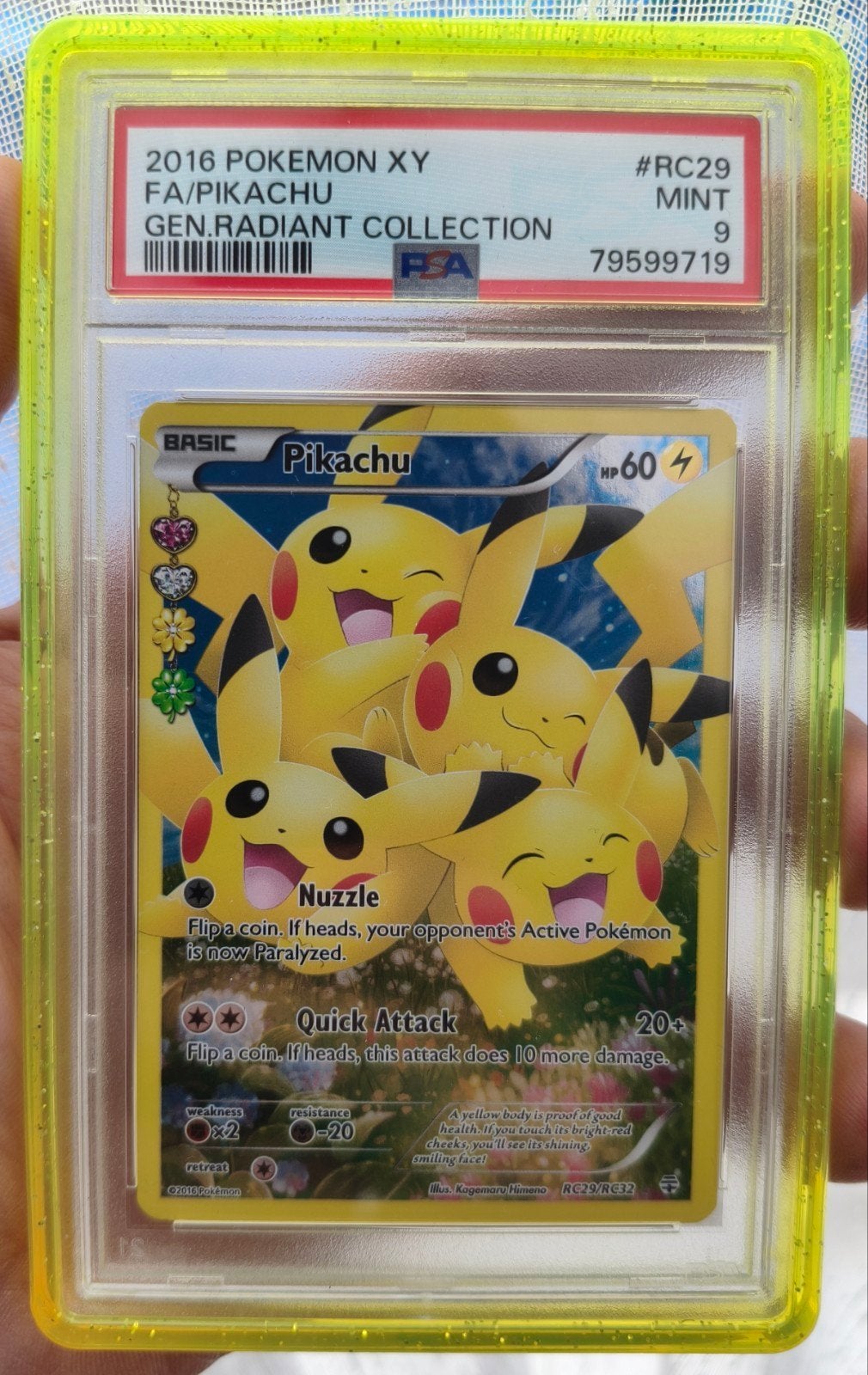 Pikachu #RC29 PSA 9 Pokémon, Ophalen, Nieuw