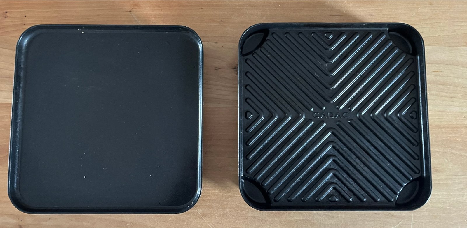 CADAC 2 COOK 3 vlakke en geribbelde grillplaat, Caravans en Kamperen, Kampeeraccessoires, Ophalen of Verzenden, Gebruikt
