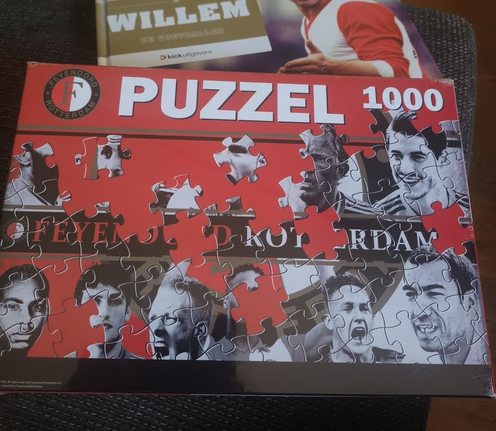 Feyenoord Rotterdam Puzzle 1000 stukjes / nieuw, Ophalen of Verzenden, 500 t/m 1500 stukjes, Nieuw