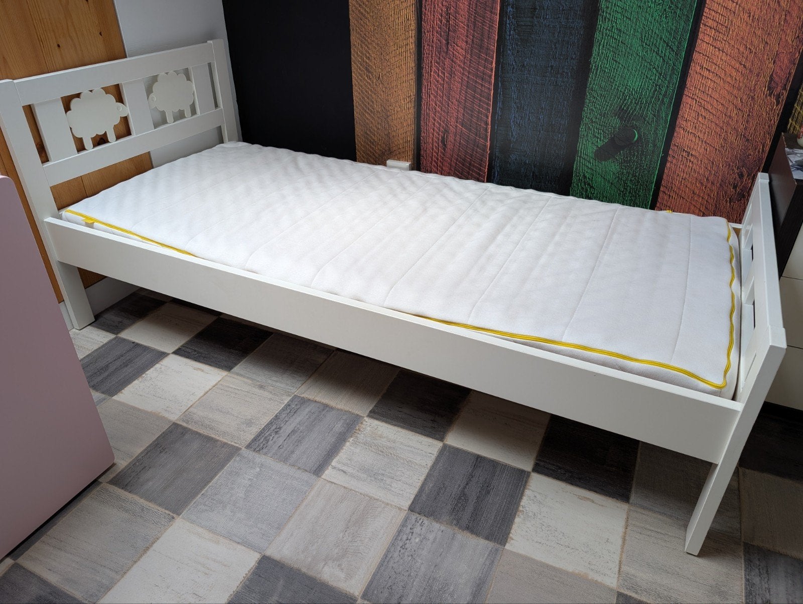 Kritter peuterbed Ikea, Kinderen en Baby's, Kinderkamer | Bedden, Ophalen, Gebruikt, 70 tot 85 cm, 140 tot 160 cm