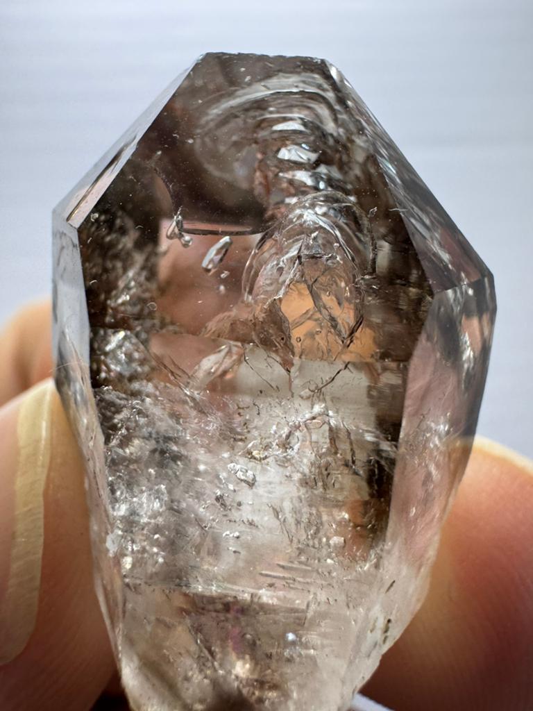 Vensterkwarts kristal rookkwarts -Goboboseb Namibië mineraal, Ophalen of Verzenden, Mineraal