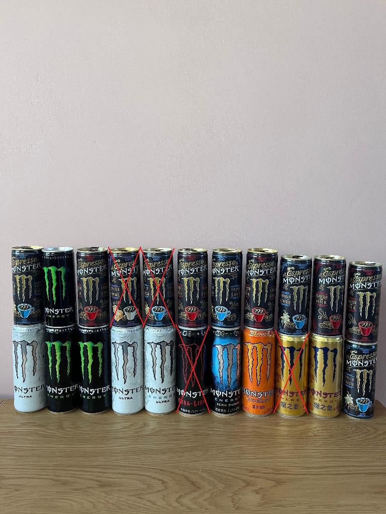 Monster Energy 250 & 355 ML, Verzamelen, Blikken, Ophalen of Verzenden, Zo goed als nieuw, Overige, Overige merken