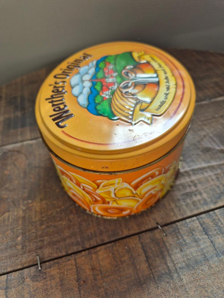 Werther's original blik, Ophalen of Verzenden, Gebruikt, Overige
