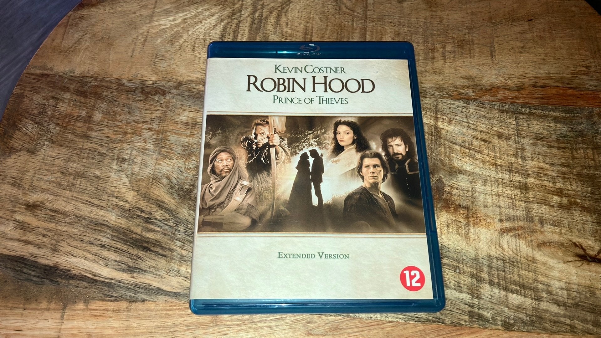 Robin Hood Prince of Thieves Blu-ray + dvd, Ophalen of Verzenden, Zo goed als nieuw