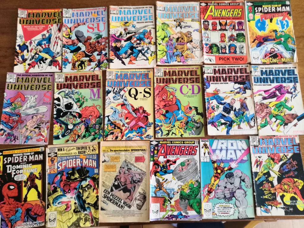 Spiderman, Avengers and Iron man Collectie 20 edities - 1981, Boeken, Strips | Comics, Gelezen, Amerika, Ophalen of Verzenden