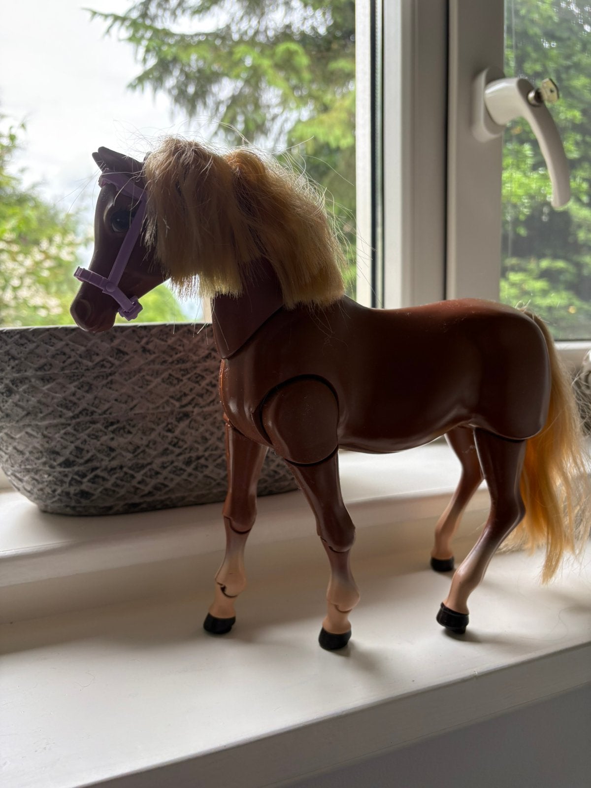 Barbie paard (kan zelf lopen), Kinderen en Baby's, Speelgoed | Poppen, Ophalen, Gebruikt, Barbie