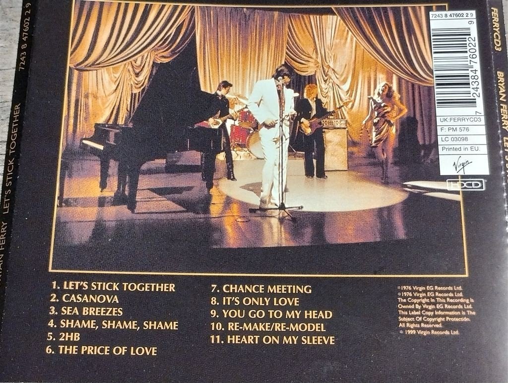 Bryan Ferry - Let's Stick Together [Remastered], Ophalen of Verzenden, Zo goed als nieuw, Remastered
