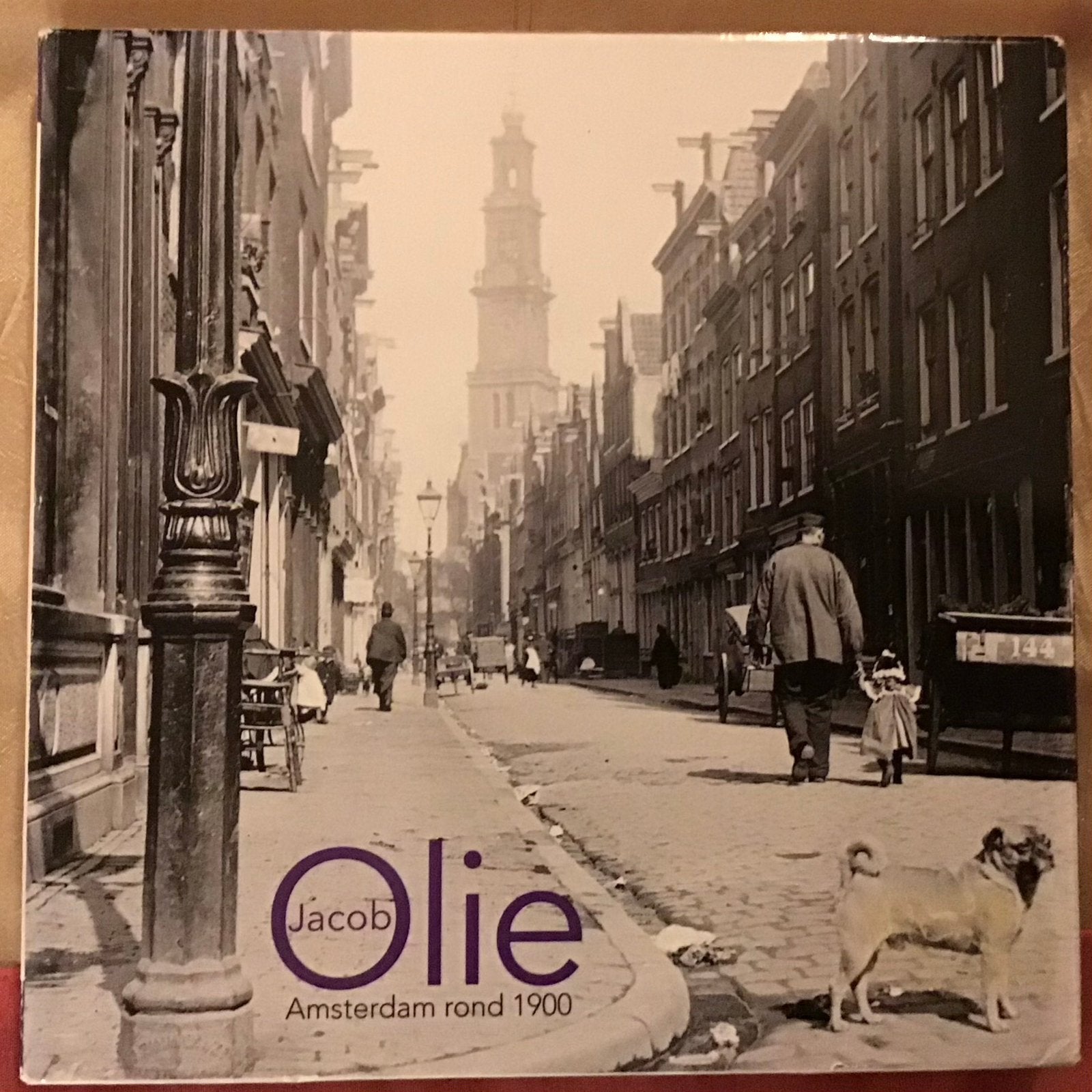 Jacob Olie, Amsterdam ca. 1900, mapje 9 kaarten & enveloppen, Diversen, Ophalen of Verzenden, Zo goed als nieuw