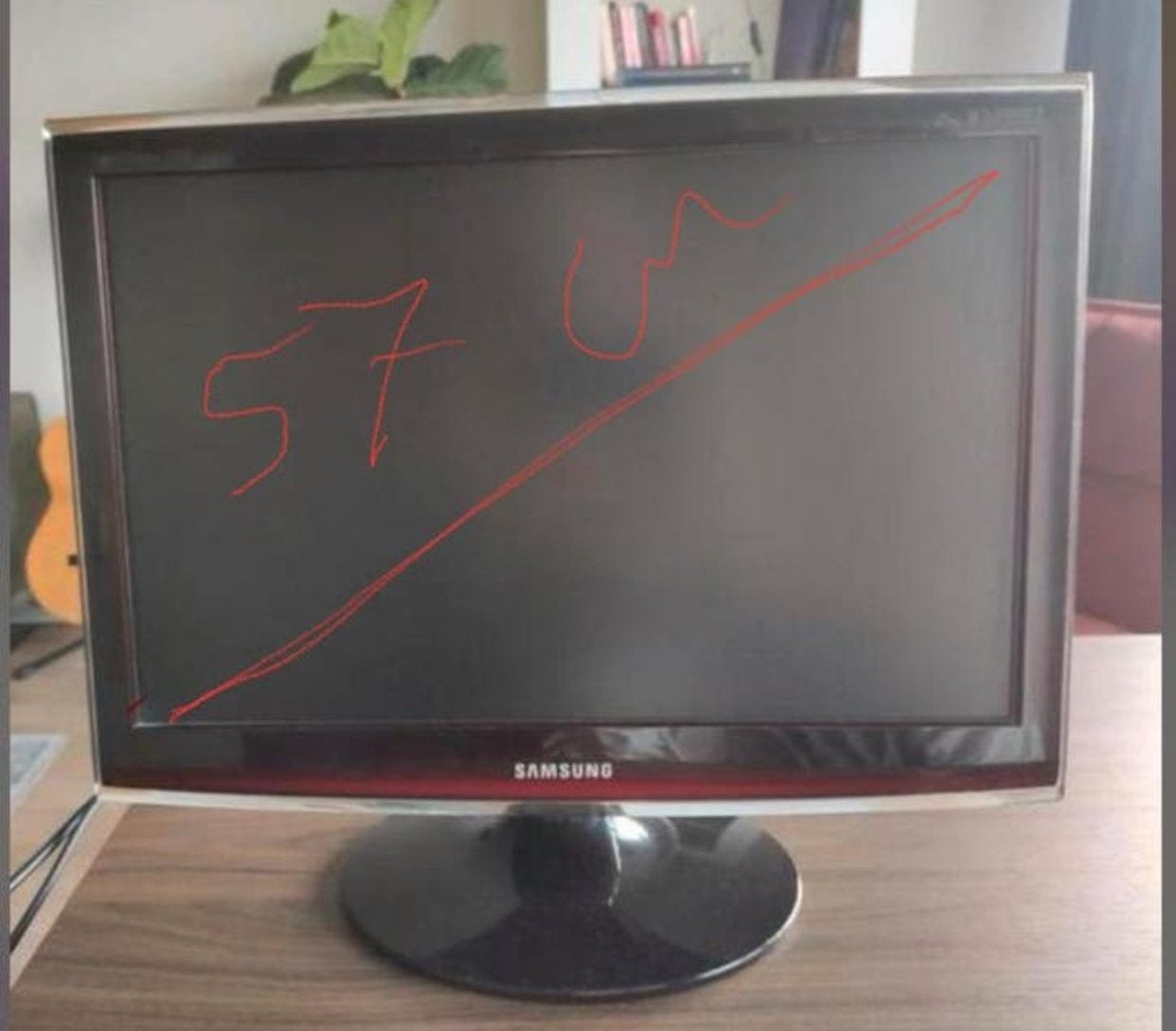 Samsung monitor 57 cm (22 inch), Computers en Software, Monitoren, Ophalen of Verzenden, Gebruikt