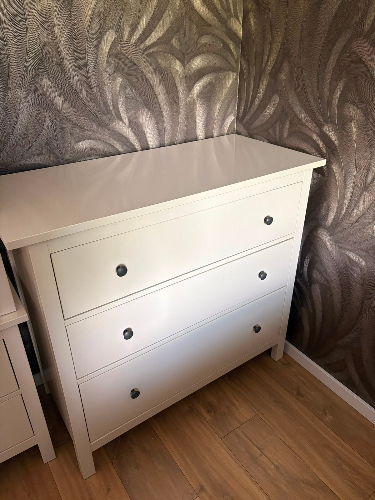 IKEA Hemnes ladekast - Wit, 3 laden, Ophalen, Gebruikt, 100 tot 150 cm, 3 of 4 laden