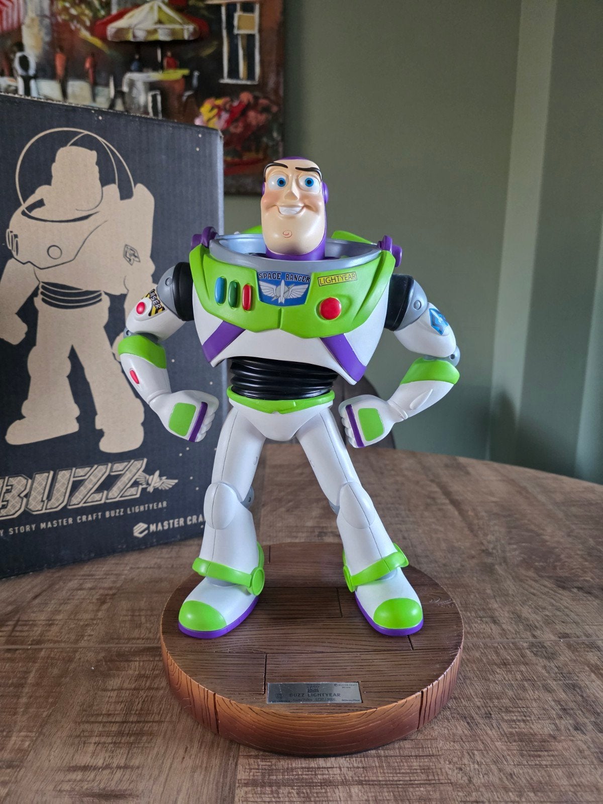 Beast Kingdom - Master Craft Statue - Buzz Lightyear, Kinderen en Baby's, Speelgoed | Actiefiguren, Ophalen of Verzenden, Zo goed als nieuw