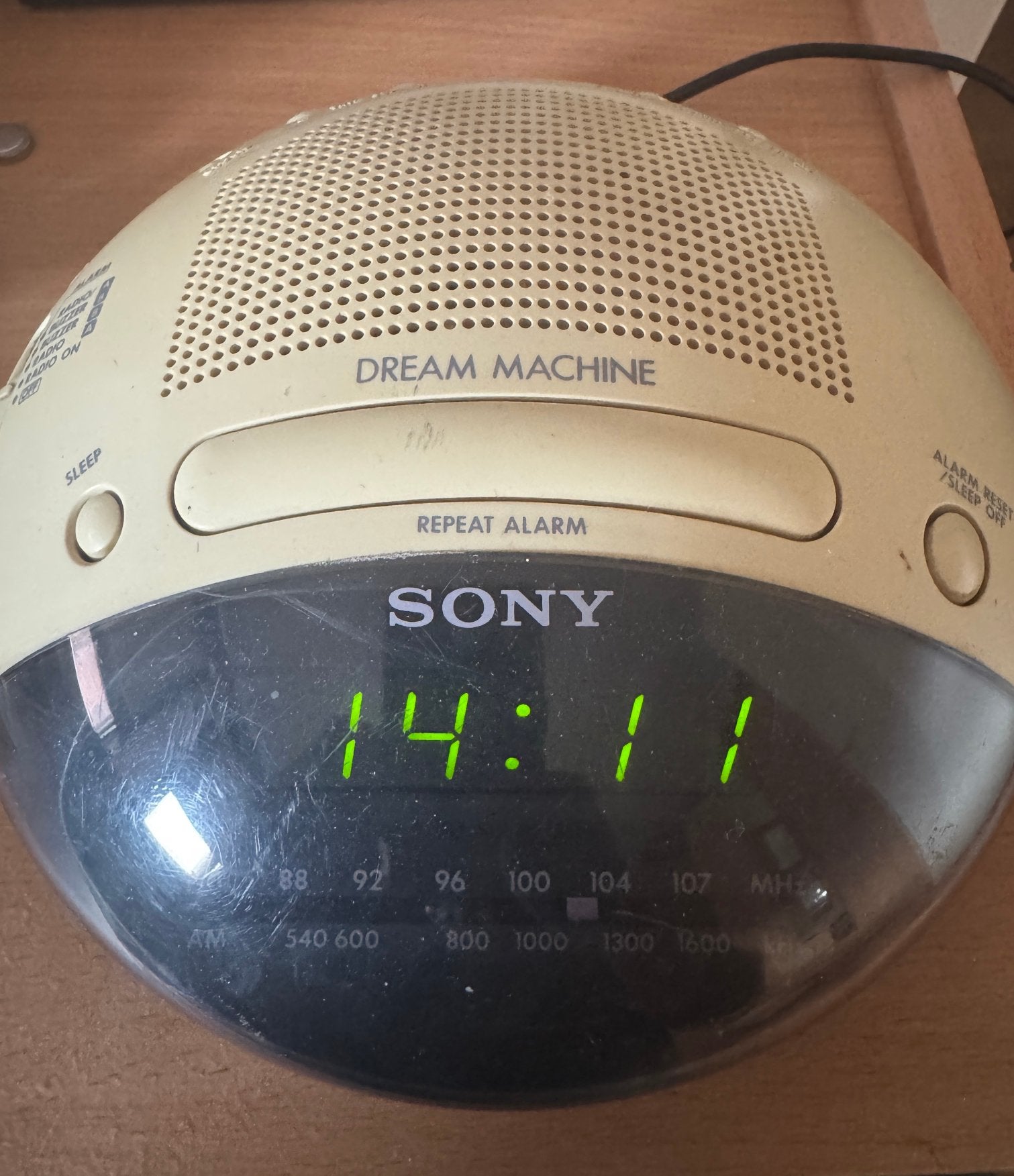 Vintage Sony Dream Machine ICF-C790 Wekkerradio, Ophalen, Gebruikt, Radio