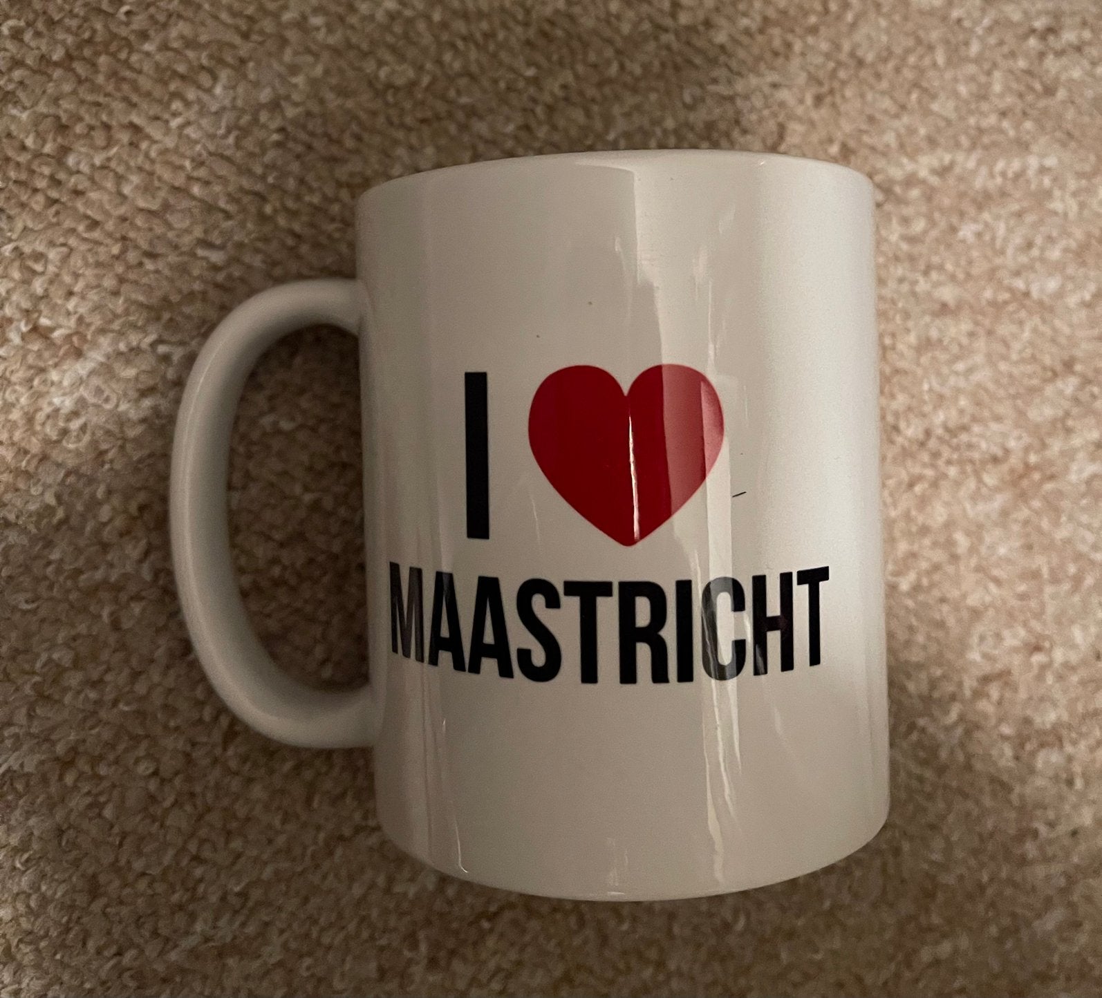 I love maastricht mok steden mok souvenir, Ophalen of Verzenden, Zo goed als nieuw, Buitenlandse clubs, Overige typen