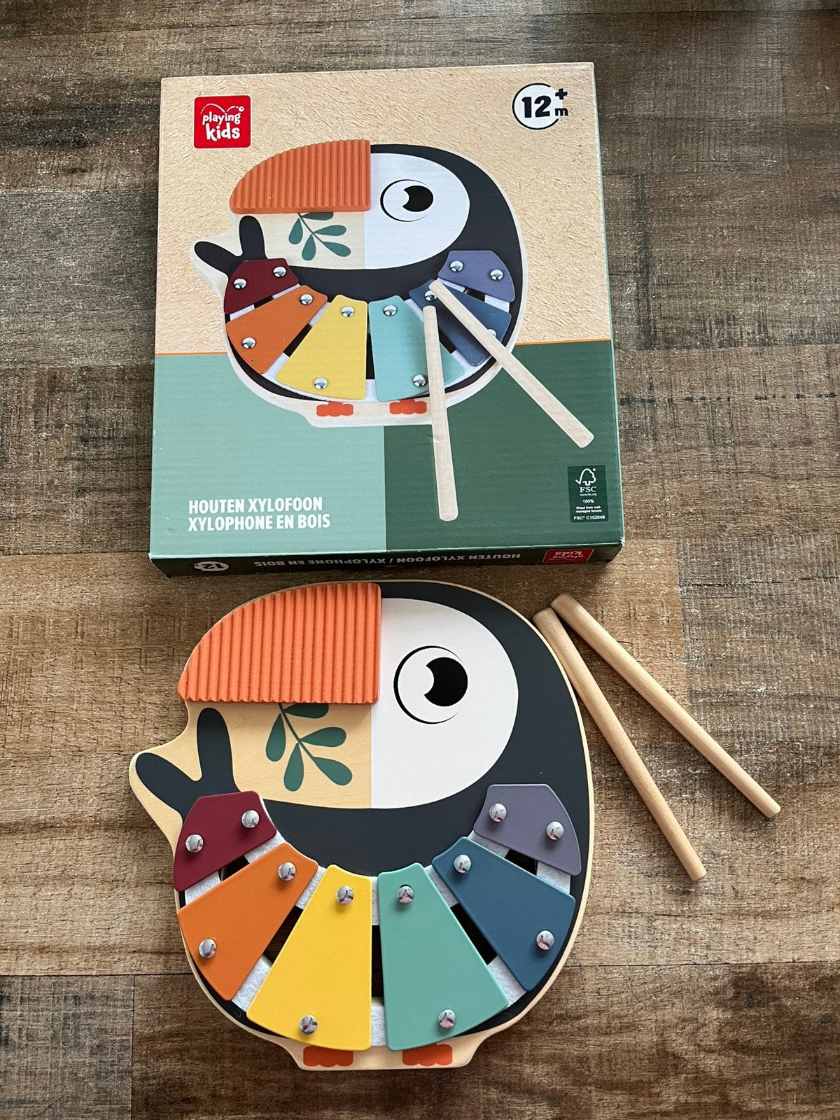Leuke triangel kinderen hout, Ophalen of Verzenden, Zo goed als nieuw