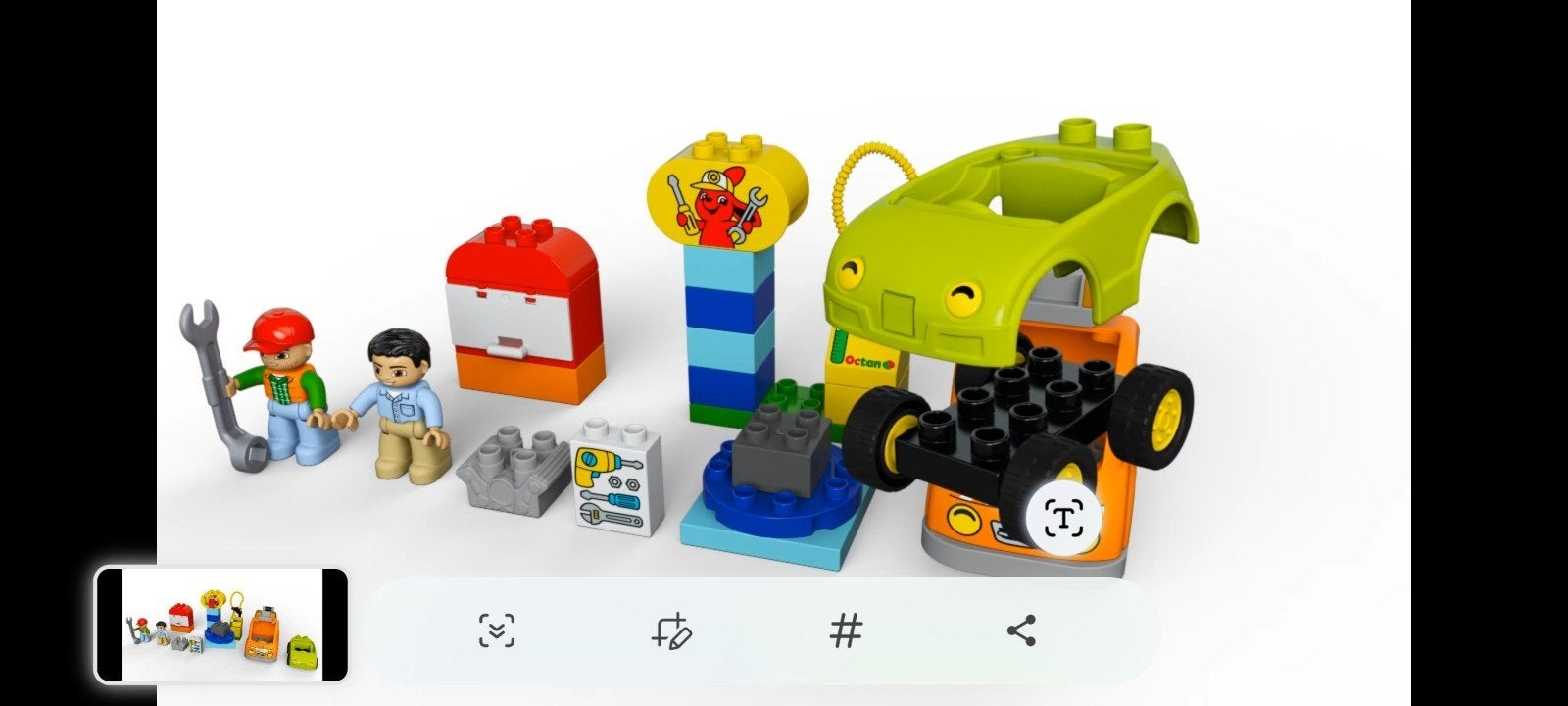 Duplo Sleepwagen 10814 - Complete set met figuren, Kinderen en Baby's, Ophalen of Verzenden, Zo goed als nieuw, Duplo, Complete set