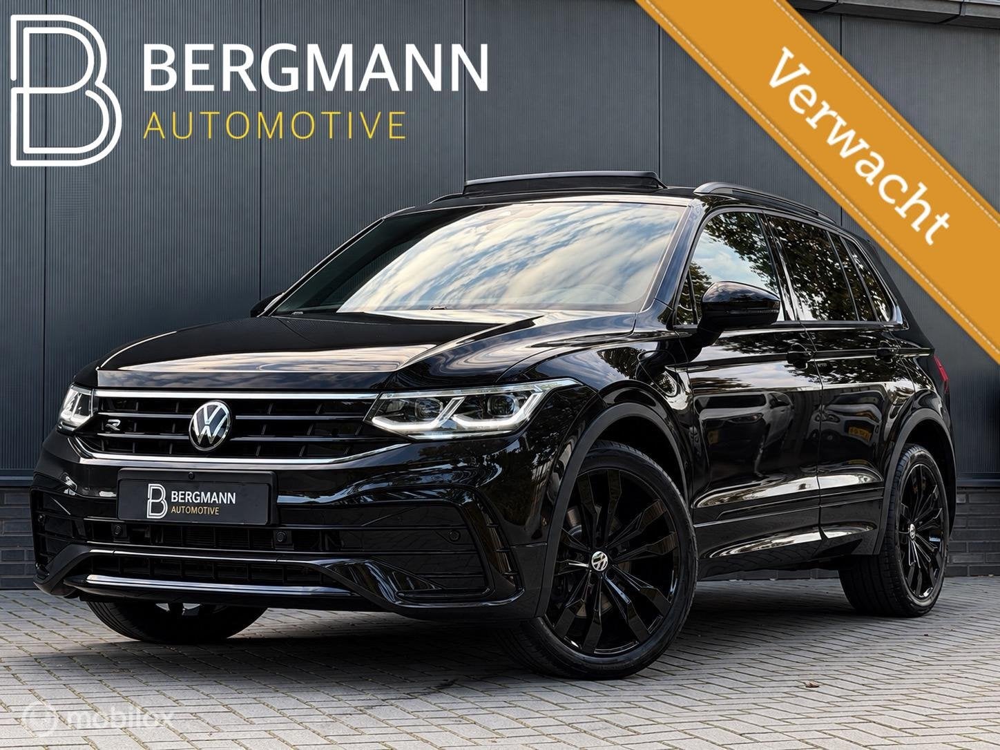Volkswagen Tiguan 1.4 TSI eHybrid R-line|Black style|Pano|20, Auto's, Gebruikt, Zwart, 4 cilinders, Alcantara