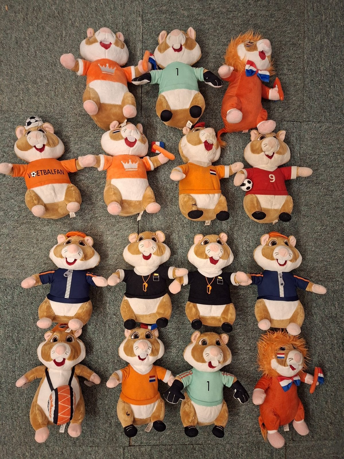 AH hamsters WK Oranje, Kinderen en Baby's, Speelgoed | Knuffels en Pluche, Ophalen of Verzenden, Overige typen