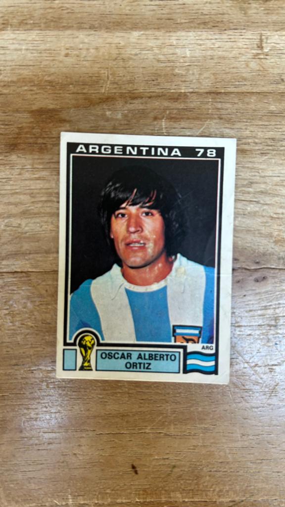 Panini Argentina 78 plaatje Oscar Alberto Ortiz WK 78, Verzenden, Zo goed als nieuw, Sticker