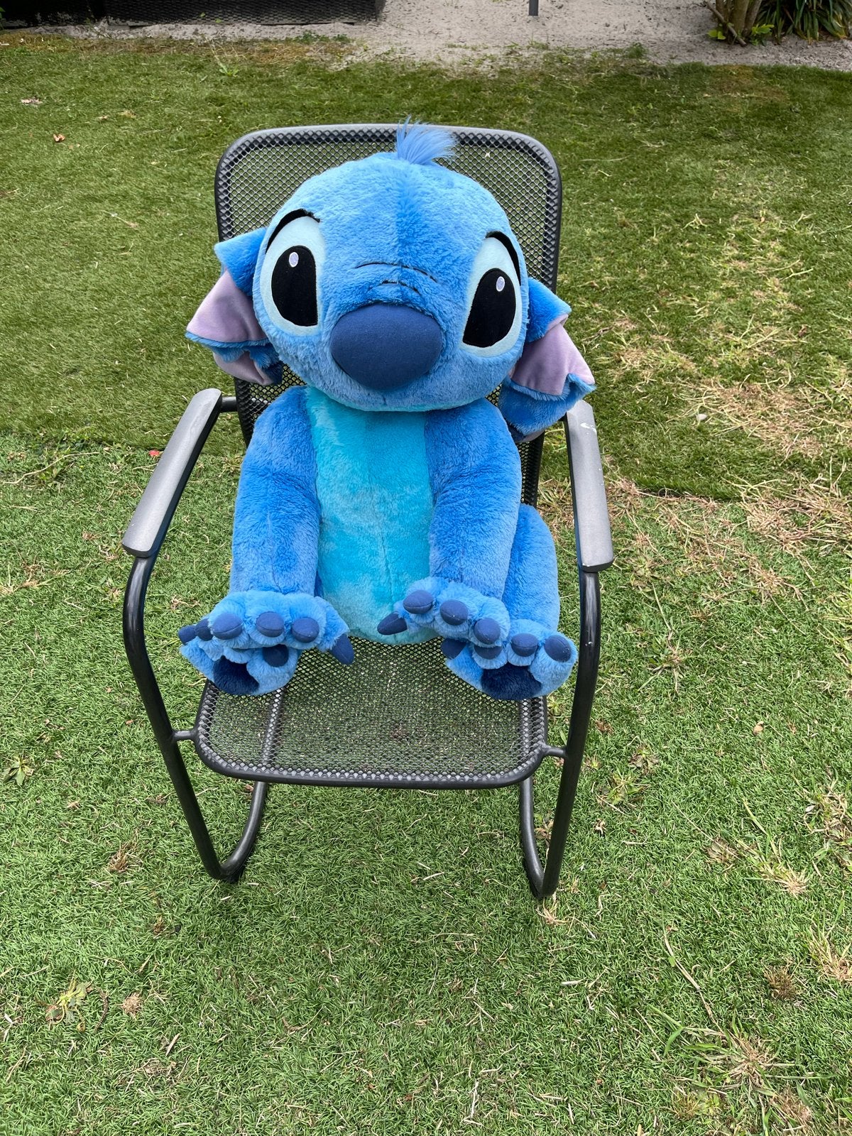 Grote Disney Stitch knuffel - Zo goed als nieuw, Ophalen, Disney, Overige typen, Blauw