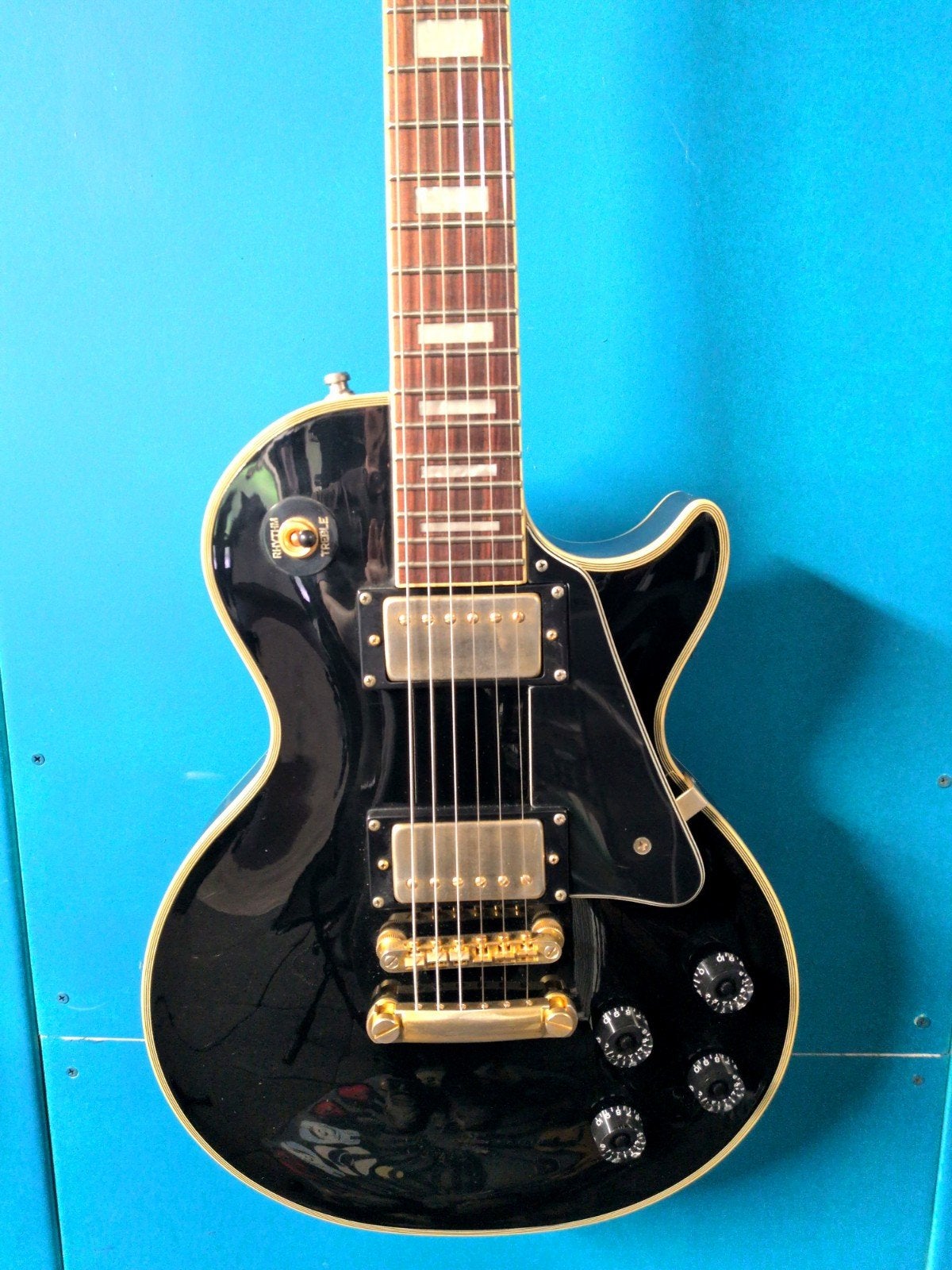 Epiphone Les Paul Custom, Ophalen of Verzenden, Solid body, Epiphone