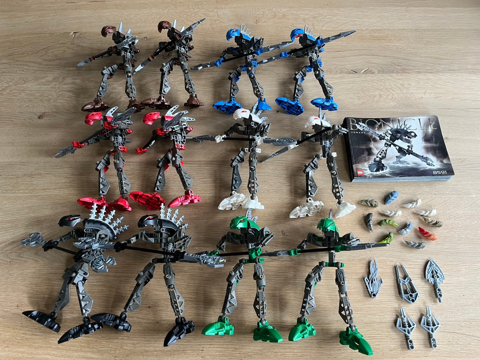 LEGO Bionicle Rahkshi Set, Gebruikt, Bionicle, Verzenden, Lego