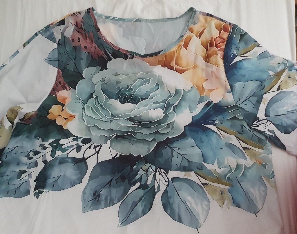 Bloemenprint Jurk met Vlinders, Meerkleurig, Jurk, Nieuw, Ophalen of Verzenden