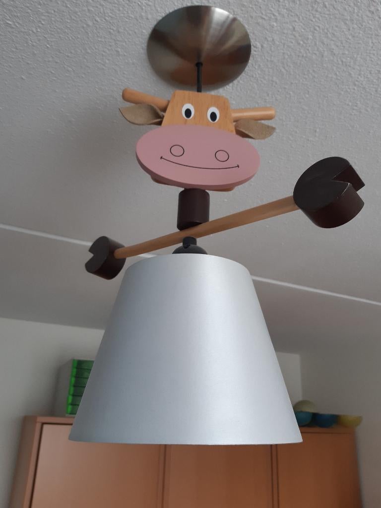 kinderkamer ,lamp koe, Ophalen of Verzenden, Zo goed als nieuw, Lamp