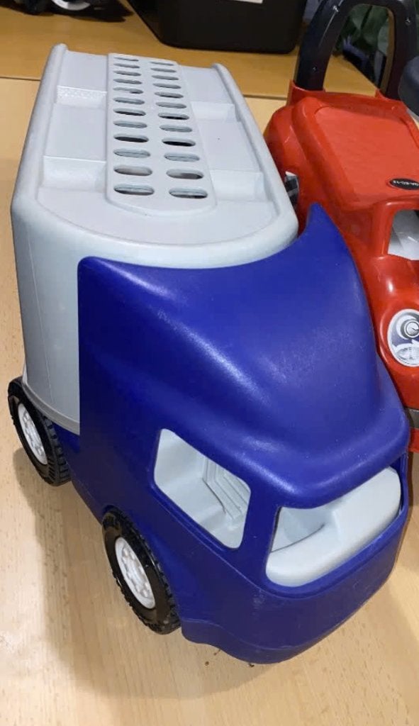 Little Tikes autotransporter, Ophalen, Zo goed als nieuw