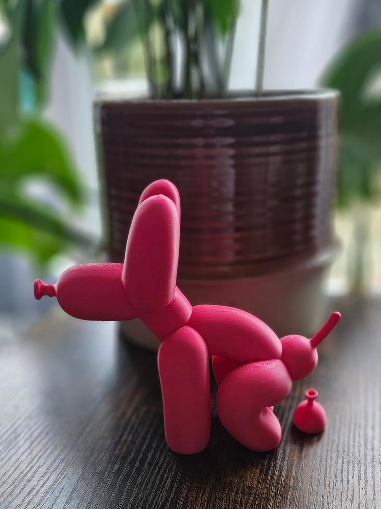 Pooping Ballon Hond - Modern Decoratief Beeldje, Ophalen of Verzenden, Nieuw