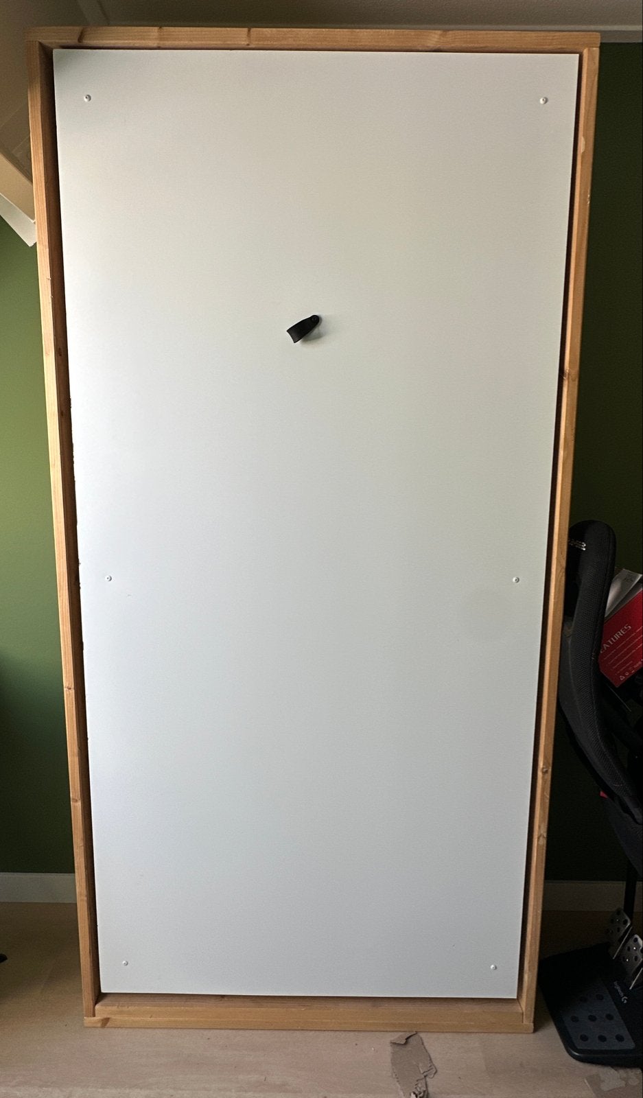 Opklapbed / Kastbed - Eenpersoons in nieuwstaat!, Ophalen, 90 cm, Zo goed als nieuw, 200 cm