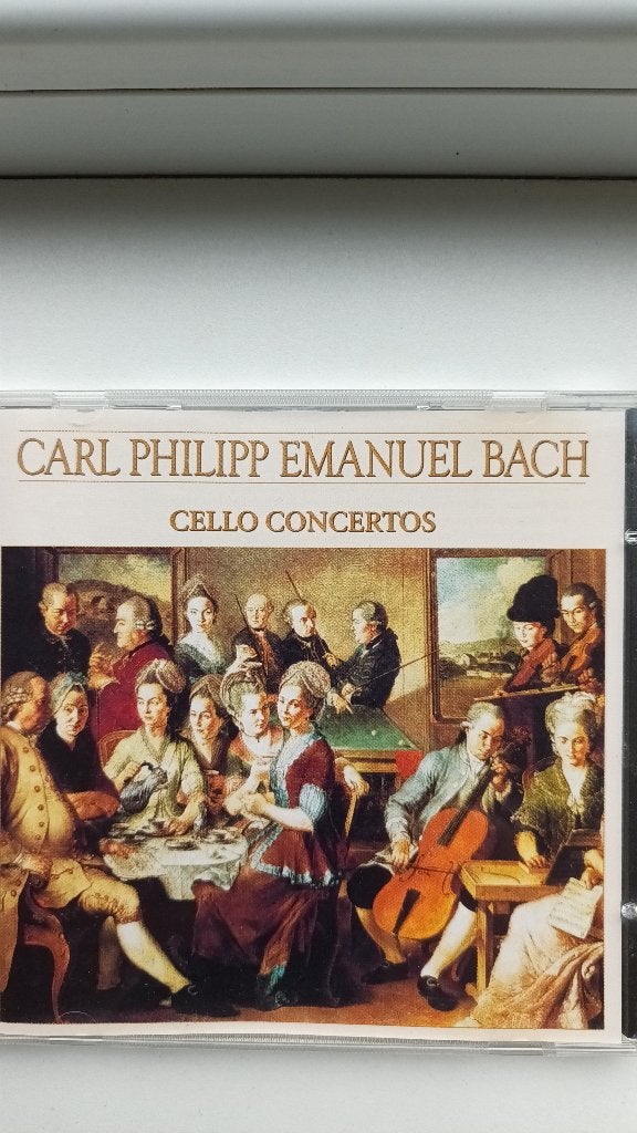 Carl Philip Emmanuel Bach - Cello Concerten, Kamermuziek, Ophalen of Verzenden, Zo goed als nieuw, Barok