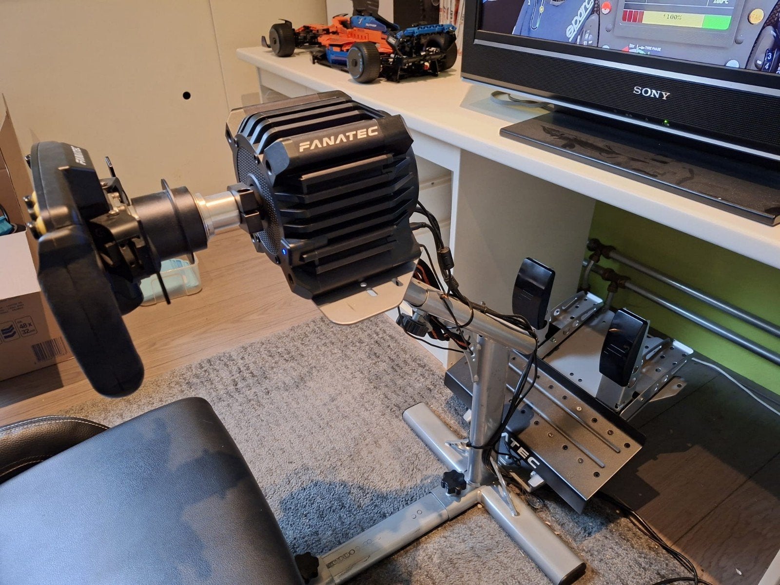 Complete Fanatec Direct Drive Sim-Racing Setup + Playseat, Ophalen