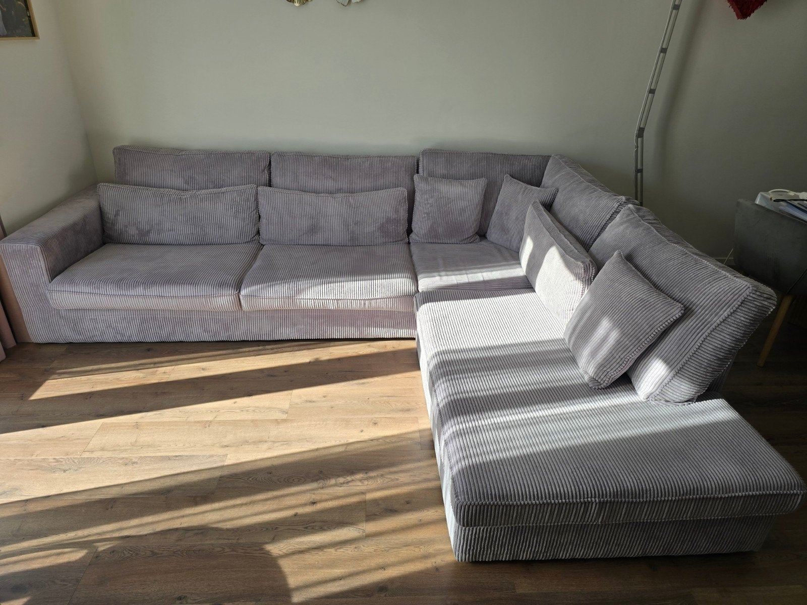 Grote wasbare hoekbank 320x250 cm, Ophalen, Gebruikt, Hoekbank, 300 cm of meer