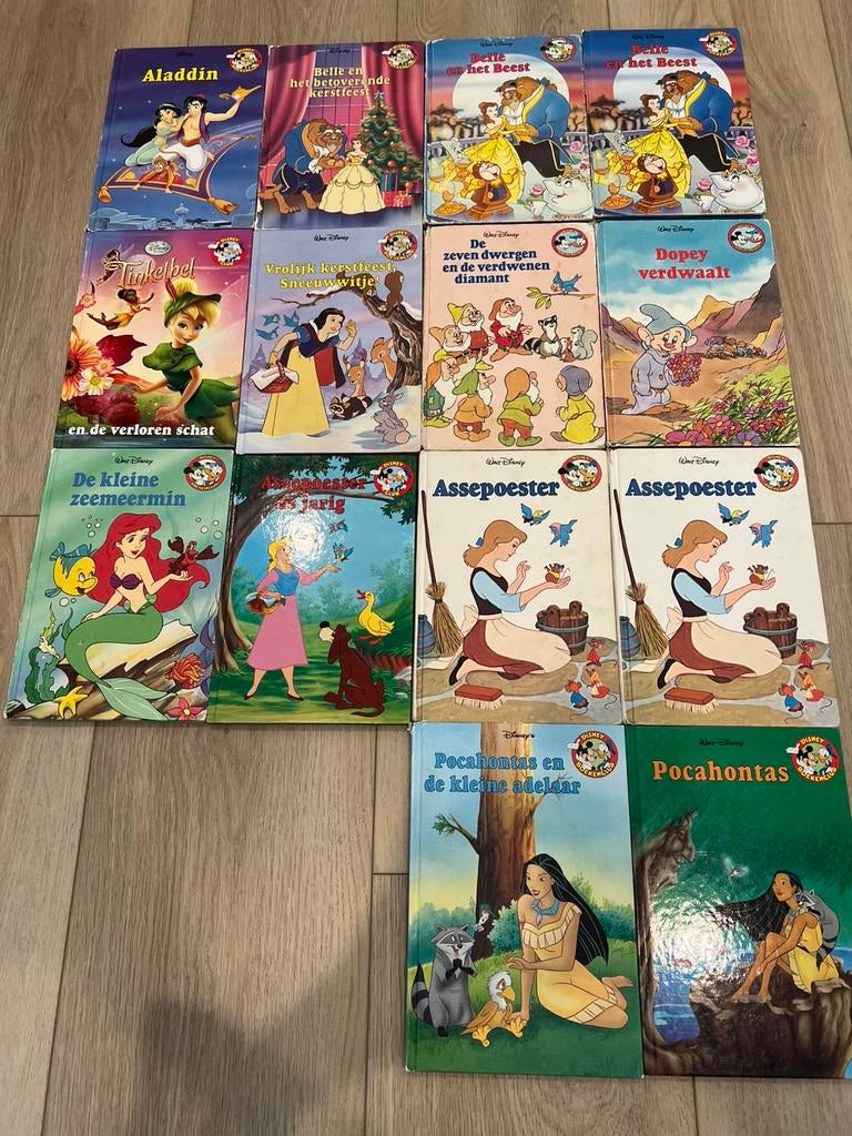 Disney Boekenclub Prinsessen boeken, Verzamelen, Disney, Ophalen of Verzenden, Assepoester of Belle, Gebruikt, Overige typen