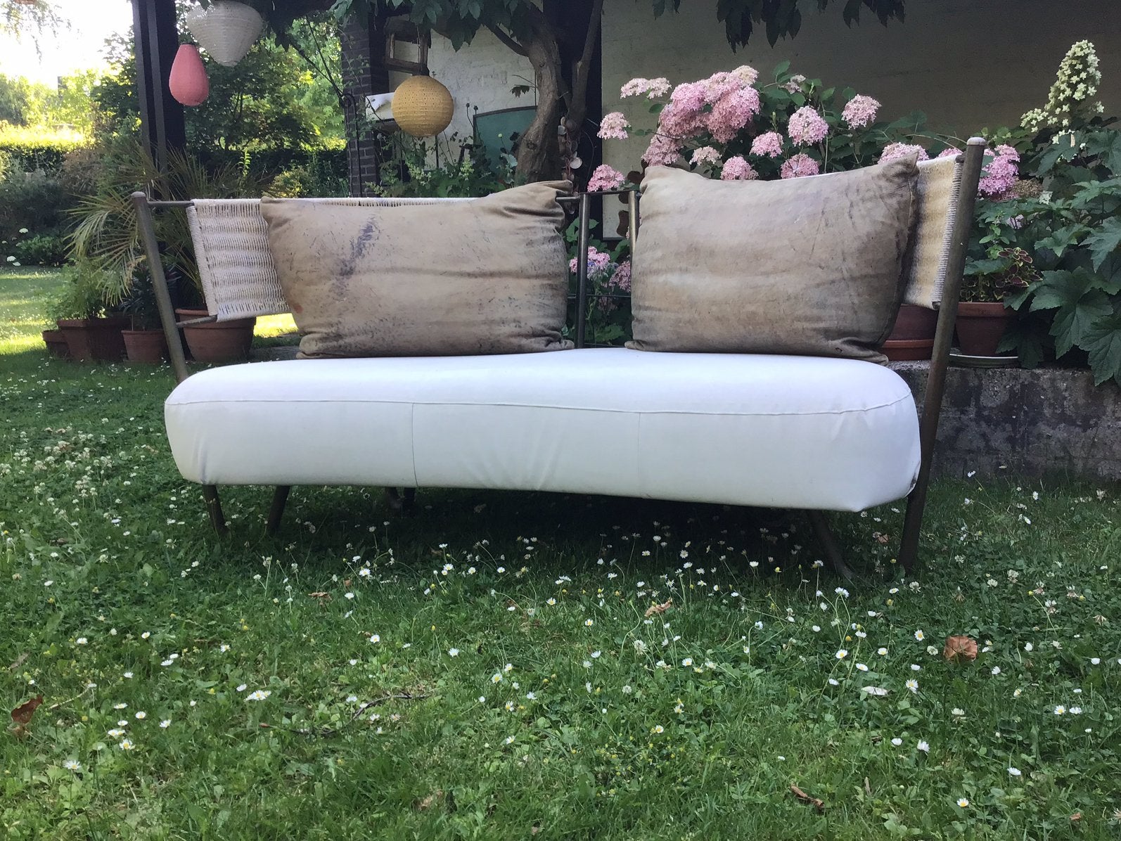 Design tuinbank, Ophalen, Gebruikt, Overige materialen