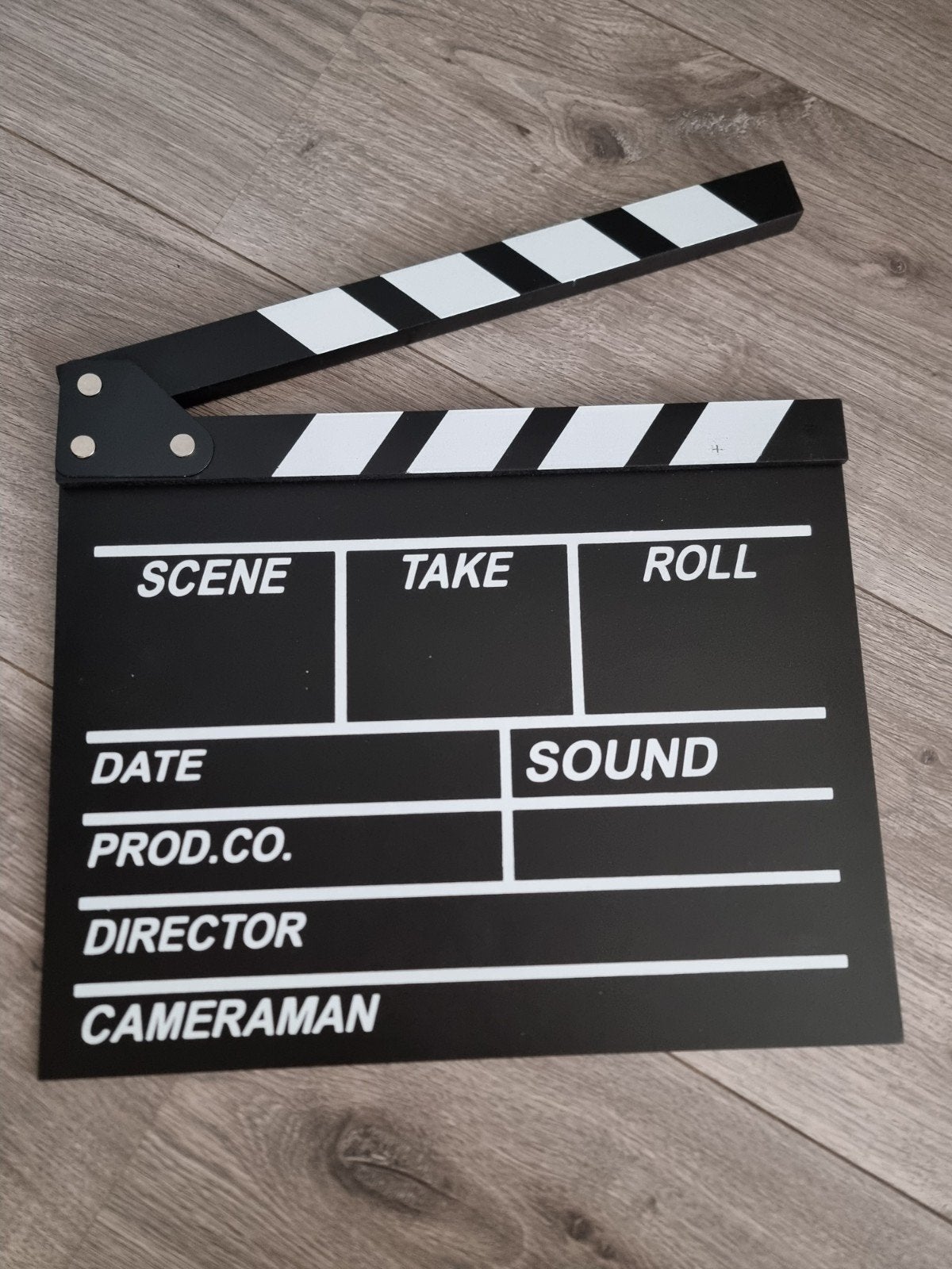 Zwart filmklapper krijtbord, Clapboard, Nieuw (MB5), Ophalen of Verzenden, Nieuw, Overige typen