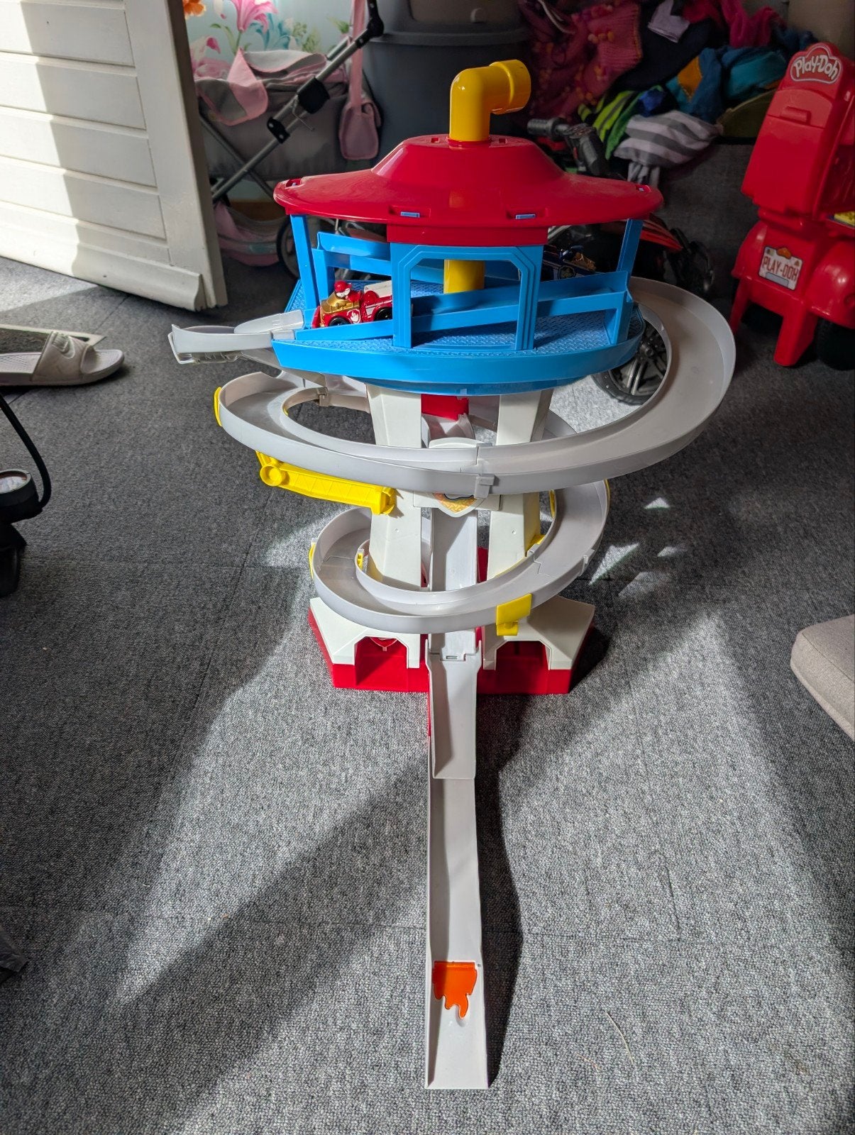 Paw Patrol Uitkijktoren met 2 Auto's, Ophalen, Gebruikt, Jongen of Meisje
