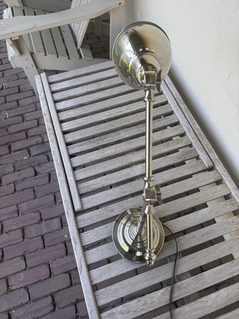 IKEA BÖJA Tafellamp/Bureaulamp - Nikkelkleurig, Ophalen of Verzenden, Metaal, Zilver, Klassiek