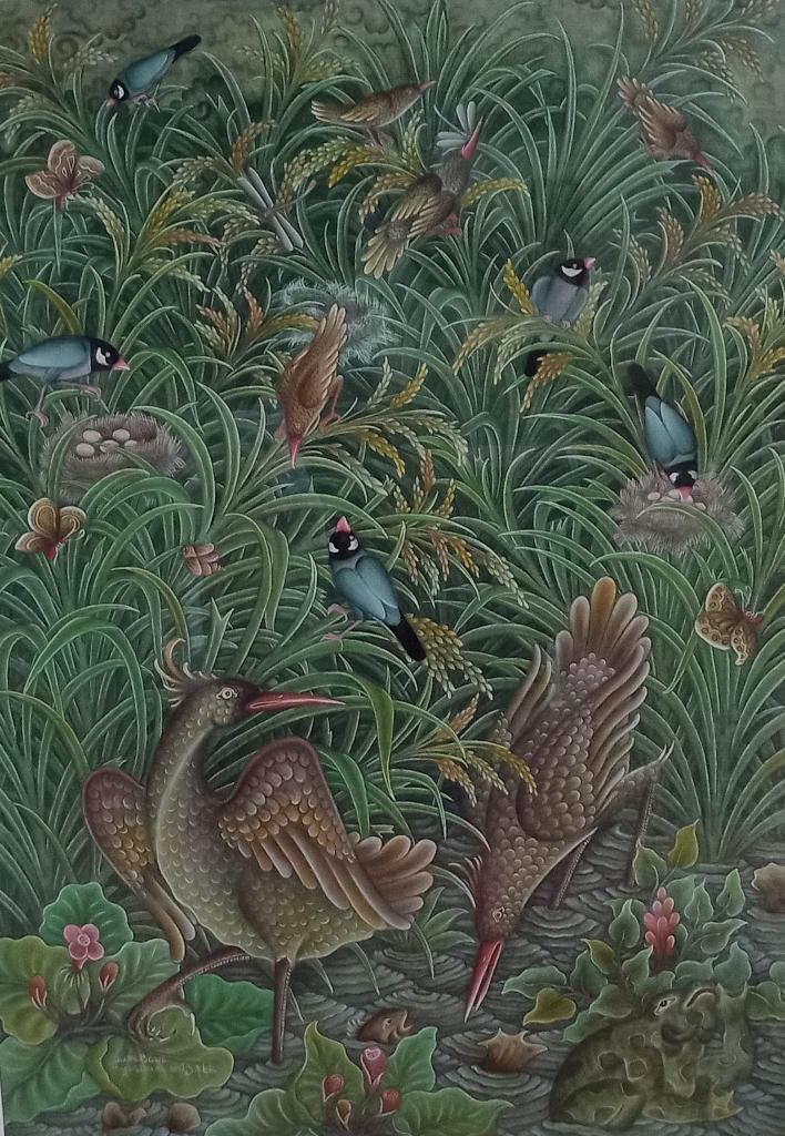 Schilderij Bali, Ophalen