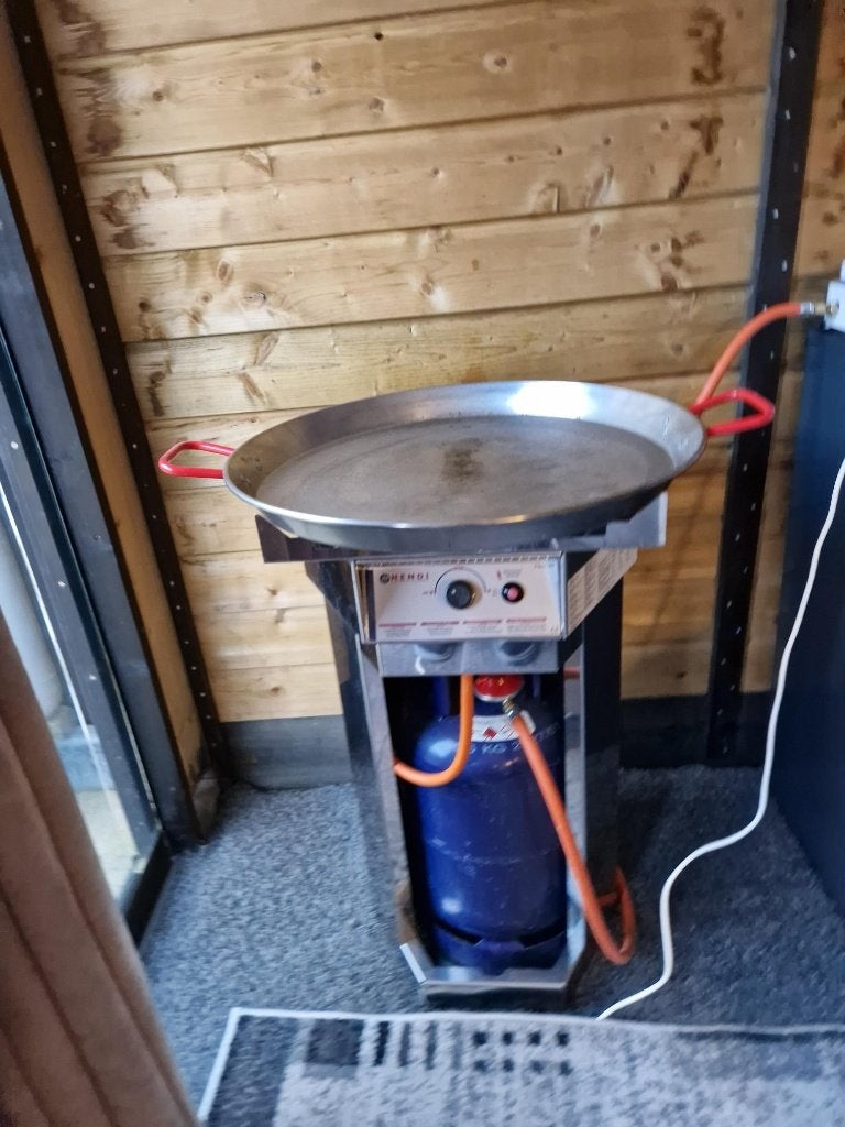 HENDI Fiesta 600 paellabrander met Ø60 cm pan, Ophalen, Zo goed als nieuw, Hendi