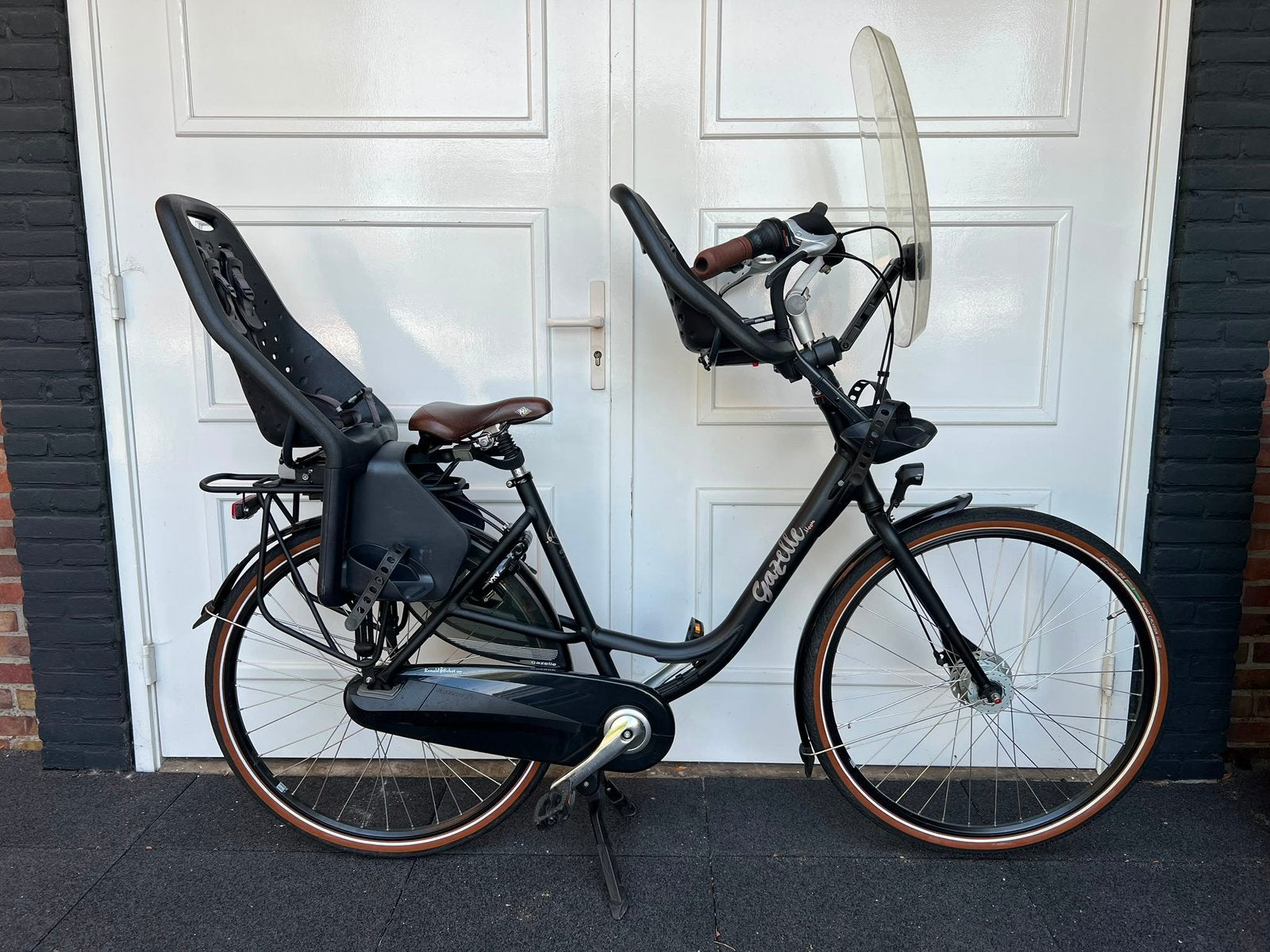 Zeer Compleet Gazelle Bloom C7 Moederfiets Nieuwe model, Ophalen, 2 zitjes, 53 tot 56 cm, Buggydrager