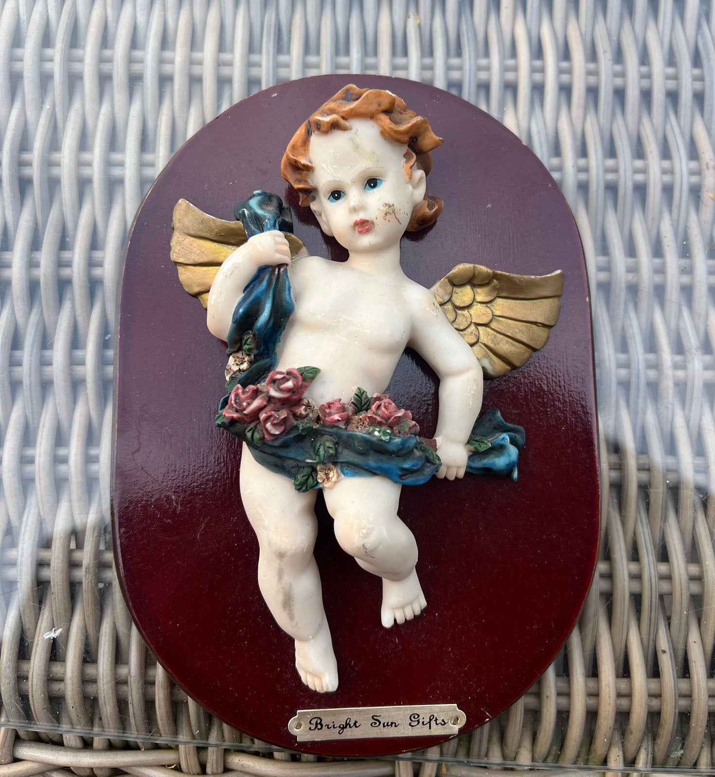 Religieus wanddecoratie, putti, Ophalen of Verzenden, Zo goed als nieuw, Dier
