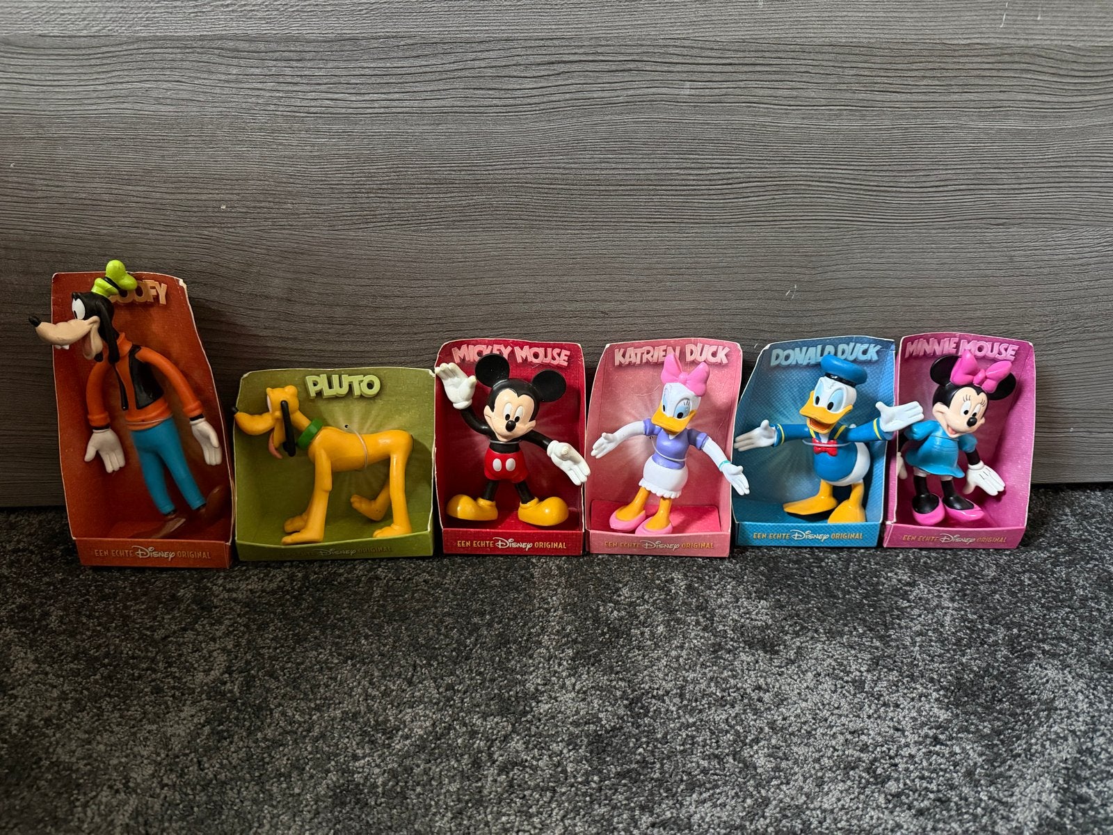 Disney Figuren Set: Mickey, Minnie, Donald, Katrien, Verzamelen, Poppetjes en Figuurtjes, Ophalen of Verzenden, Zo goed als nieuw