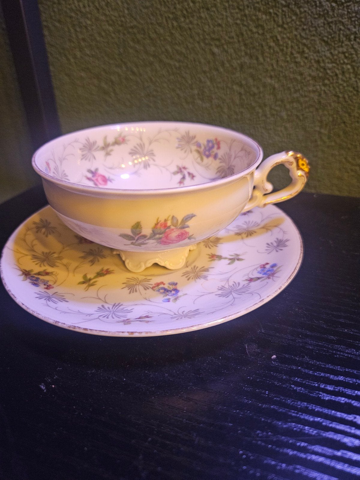 Vintage Wunsiedel Bavaria Porzellan Kop en Schotel, Ophalen