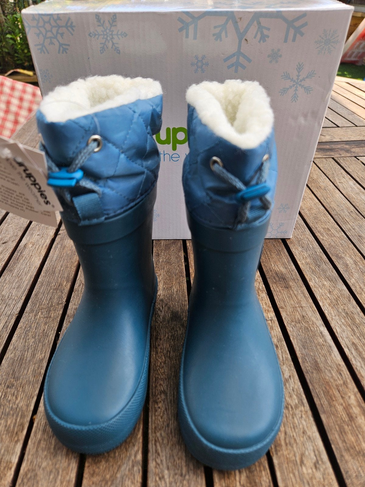 Druppies Winterlaarzen Petrol Blauw - Maat 21, Jongen of Meisje, Nieuw, Druppies, Ophalen of Verzenden
