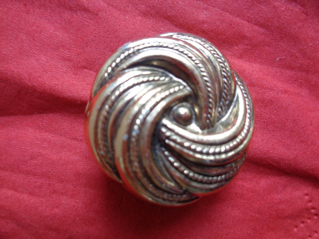 sjaalklem rond design goud kleurig, Ophalen