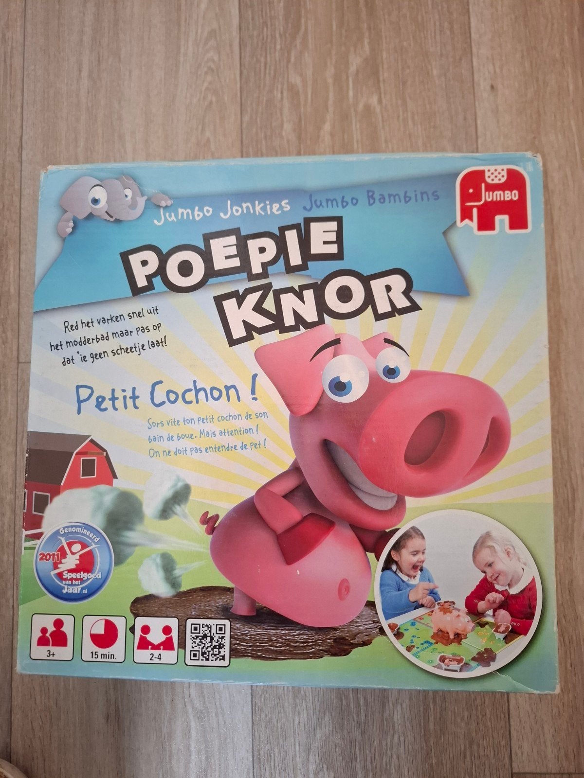 Jumbo Poepie Knor Gezelschapsspel - Compleet, Ophalen of Verzenden, Gebruikt, Overige typen
