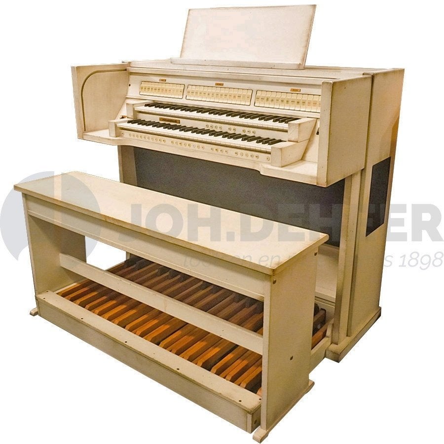 Johannus Vivaldi 15 Occasion Orgel white wash, 2 klavieren, 3364AE, Ophalen of Verzenden, Info@johdeheer.nl