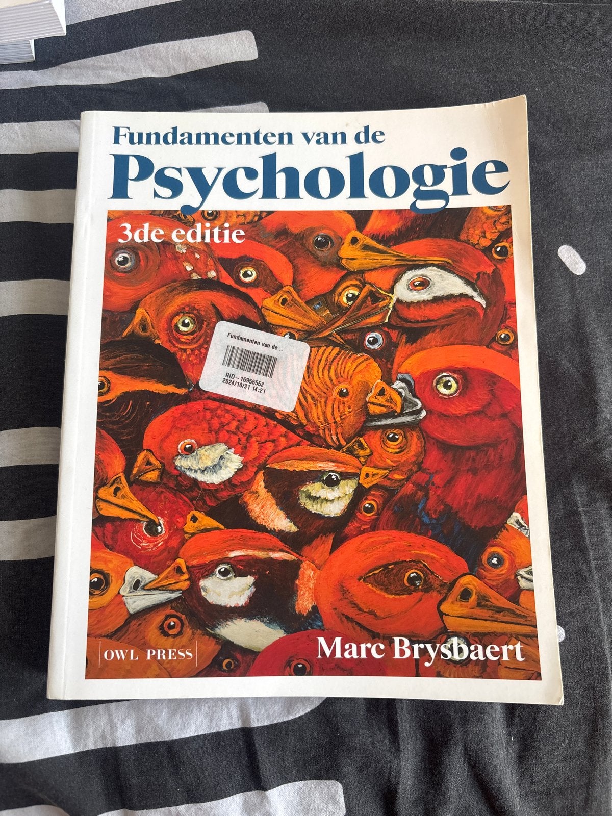Fundamenten van de Psychologie - 3e editie, Ophalen of Verzenden, Zo goed als nieuw, Overige onderwerpen