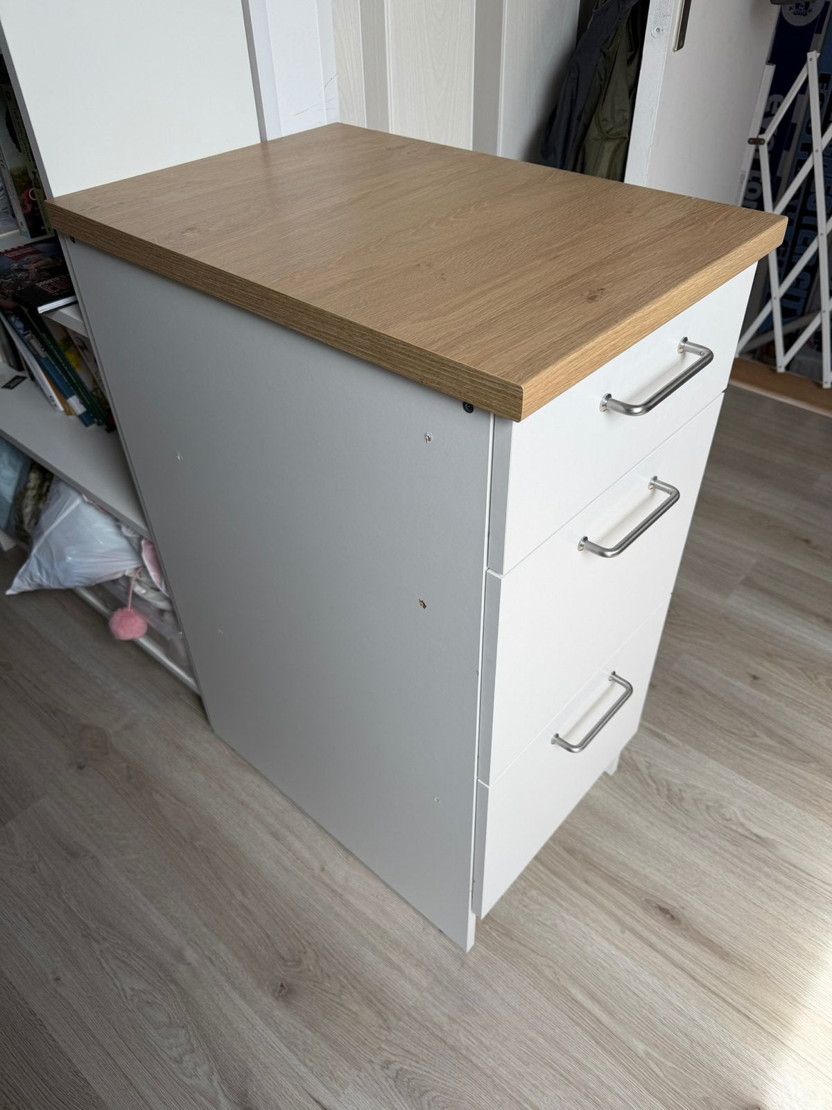 Ikea Knoxhult Onderkast met lades, wit, 40 cm, Ophalen, Minder dan 50 cm, Wit, Zo goed als nieuw
